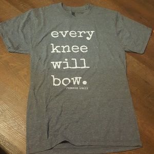 Every knee will bow tee